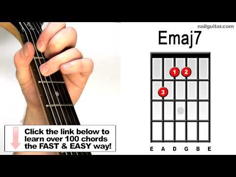 Emaj7 - Play Guitar Chords Fast & Easy