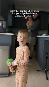 An easy Elf on the Shelf idea for the toddler who’s all about Spider-Man this Christmas 🕷️🎄 #elfontheshelf #elfontheshelfideas #spiderman #funny #toddlersoftiktok | Mika Jade