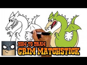 How to Draw Grim Matchstick | Cuphead (Art Tutorial)