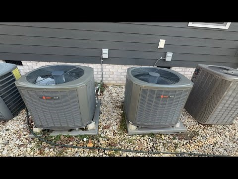 My Trane XR14 heat pumps -￼ First start up & shut down in cool mode in 2026. ￼￼