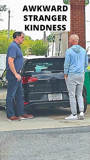 Awkward & kind at the same! Lol Glad we didn’t pick the stranger who was picking his nose 👃😂 | Justin Kelly McClure