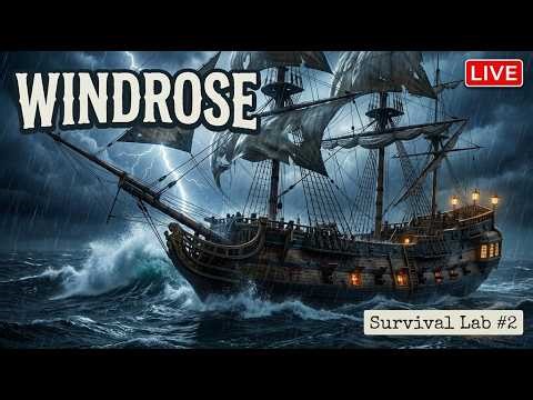 This Pirate Survival Game is INCREDIBLE PT3 - Windrose Demo LIVE