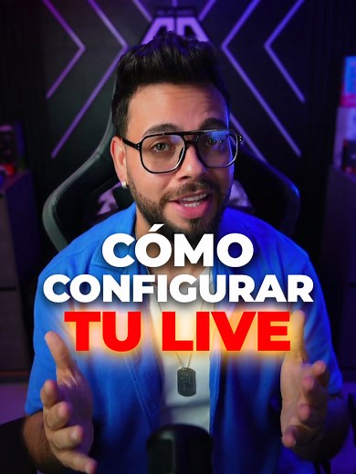 Configura tu live en TikTok Live Studio con calidad profesional