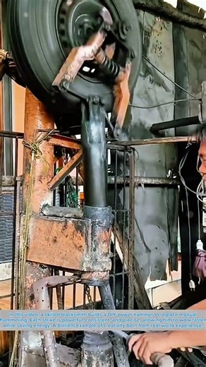 Blacksmith’s DIY Power Hammer: Less Effort, More Efficiency!