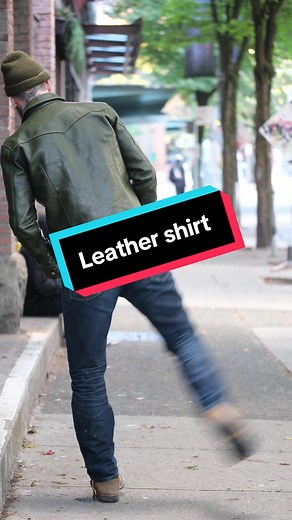 Handcrafted Eco Horse Leather Western Shirt by Y2 Leather