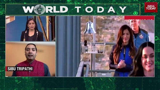 11K views · 54 reactions | To space & back in 14 minutes! All women crew script history #WorldToday | #GeetaMohan #SibuTripathi | India Today | Facebook