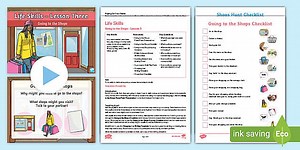 Life Skills Lesson 3 - Going to the Shops