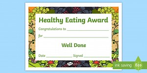 Eat Well Guide: Healthy Eating Poster