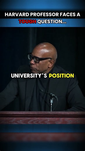 Harvard Professor Gets Tough Question....😁