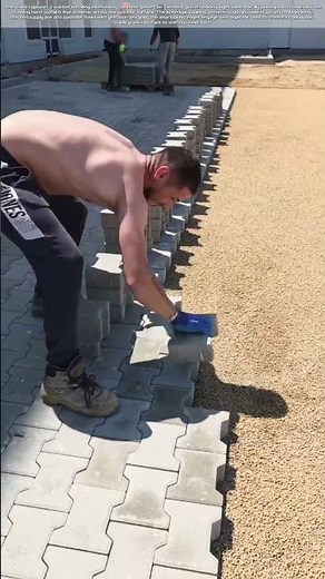 Hardscape Installation: Laying Interlocking Paving Stones on a Prepared Base