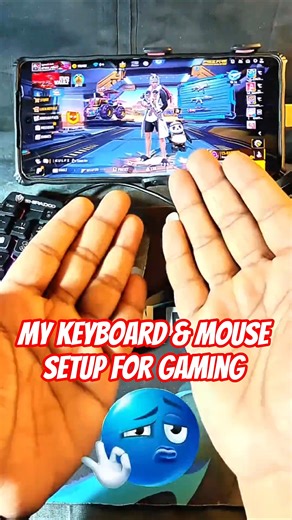 🔥My keyboard & Mouse FF Mobile Gaming setup📲🖱️⌨️| #shorts #freefire #viral