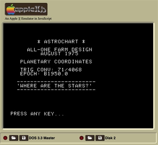 We Recreated Steve Jobs’s 1975 Atari Horoscope Program … And You Can Run It!