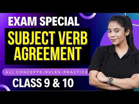 Subject Verb Concord Class 10 English Grammar | Subject-Verb Agreement (Concept, Rules & Examples)