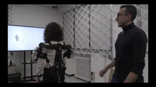 Wireless ToF and IMU sensors integrated in exoskeleton for proximity detection and motion capture | Danial Sabzevari