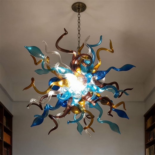 Custom Lighting for Dining Room Special Design Hand Made Glass - Etsy UK