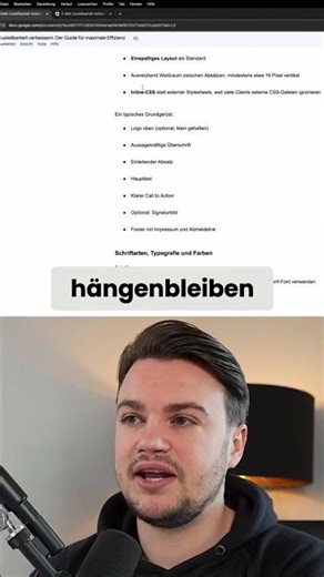 E-Mail Layout: So optimierst du für Mobile First! #shorts