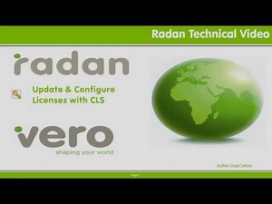 Update and configure Radan and Radbend licenses with CLS