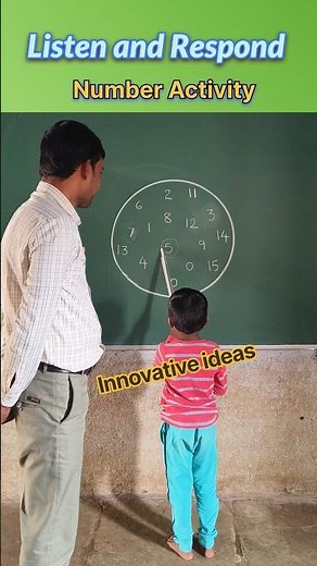 Listen and respond - Innovative Ideas | Number Activity | Maths activity #numbers #maths #mathsideas