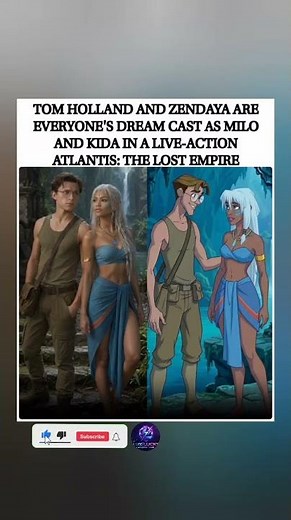 Disney is SLEEPING on this! Tom Holland & Zendaya in Live-Action Atlantis?! 🤯 #shorts #viral