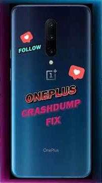 The BEST Way to Fix OnePlus Crashdump Issue Without Losing Data 📱