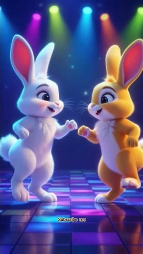 cartoon rabbit / Rabbit dance /#shorts