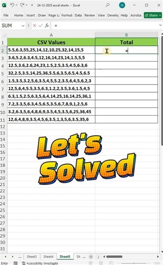✅ Stop Doing It Manually! 👍Use These Amazing Excel Tricks!💯 😱 #excel #office #spreadsheet