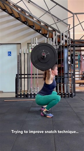 Snatch technique training #crossfit