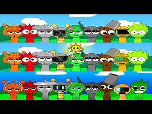 INCREDIBOX SPRUNKI!!! (Indie Horror) - All Characters - Pyramixed+EXTRA ORIG+Advanced Modded