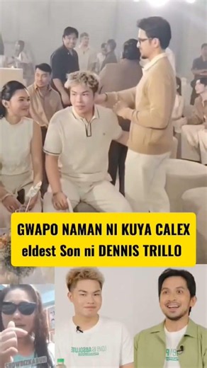 DENNIS TRILLO'S SON CALEX IS HANDSOME #shortvideo #cctto