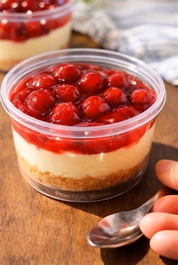 Homemade No Bake Cheesecake Cups Recipe Ingredients 8 low fat graham crackers, crushed — Honey Maid Reduced Fat 8 oz fat free cream cheese — Philadelphia Fat Free ½ cup monk fruit sweetener — Lakanto Classic Monkfruit 1 box sugar free vanilla pudding mix — Jell-O Sugar Free Vanilla ½ tsp vanilla extract — McCormick Pure Vanilla Extract 8 oz fat free Cool Whip — Cool Whip Fat Free ½ can lite cherry pie filling — Comstock Lite Cherry Directions Remove the cream cheese and Cool Whip from the refrig