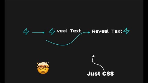 CSS - 【仅使用CSS！】 sleek 文本动画，让你的标题瞬间吸睛！