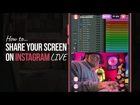 How to Screenshare to Instagram Live!