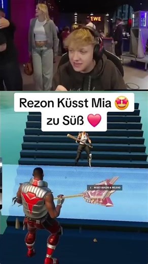 Rezon Küsst Mia 😍#fortnite #rezon #shorts