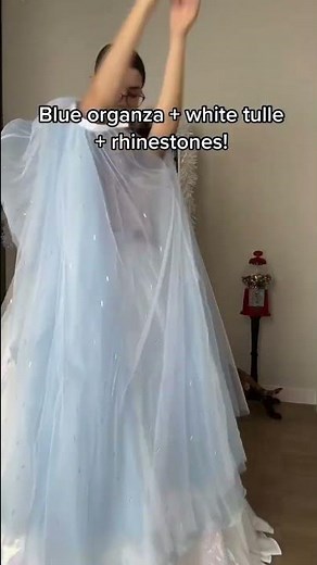 Cinderella Skirt Layers | animated cinderella dress! #shorts #alexandralouise