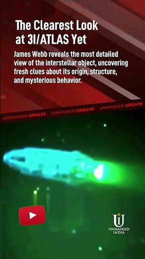 James Webb’s Stunning View of Interstellar Object 3I/ATLAS 🚀 | Deep Space Visualization