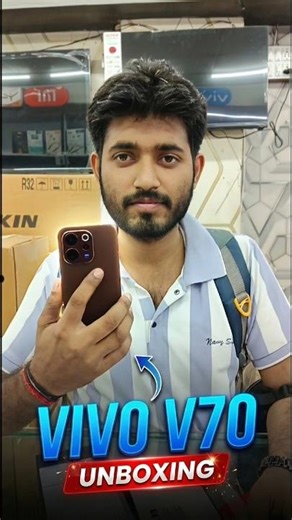 vivo V70 Unboxing 🔥 First Look, Design, Camera & Full Box Contents