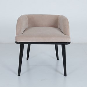 [Hot Item] Luxurious off-White Velvet Dining Chair for Elegant Homes