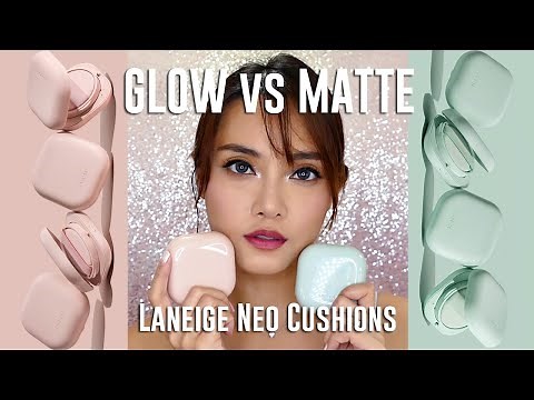 NEW Laneige Neo Cushions: Glow + Matte 8Hr Try-On and Review! (23N)