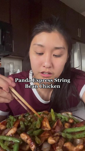 Pands Express string bean chicken! #pandaexpress #chinesetakeout #chickenbreastdinner #dinnerrecipe #healthydinner