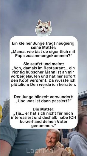 WIE MAMA WIRKLICH MEINEN PAPA GEKRIEGT HAT 😅💘 #lustig #funnyjokes #jokes
