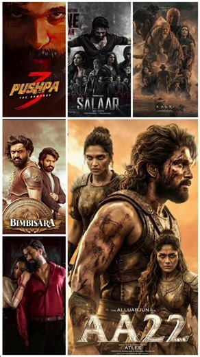 Upcoming Tollywood Sequels You Can’t Miss 😱🔥 #ytshorts #pushpa3 #kalki2 #salaar2 #prabhas #shorts