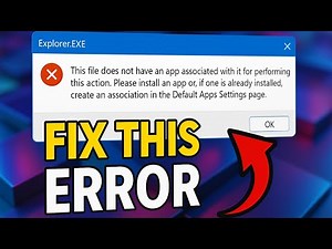 Explorer.EXE Error Fix | Windows 10 & 11