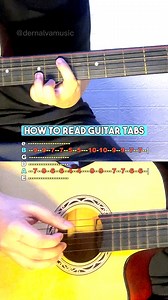 7.4K views · 179 reactions | HOW TO READ GUITAR TABS (Love Your Self - Justin Bieber) #guitartutorial #fbreels | dernalvamusic | Facebook
