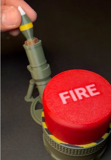 3D Printed Air Slam Mortar Launcher Build