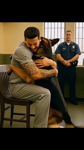 The last wish of a prisoner was to see his dog – but when the German Shepherd broke free from the leash and ran into his arms, someth… | Lovely performances