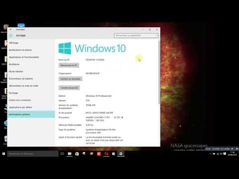 windows 10 paramétrer son Système