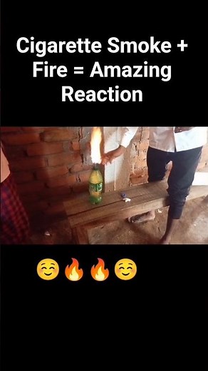 Science Experiment with Cigarette Smoke 🔥 (Dangerous but Interesting!)