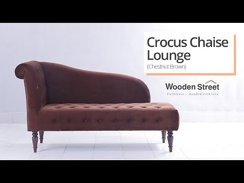 Chaise Lounge: Crocus Chaise Lounge Design by Wooden Street