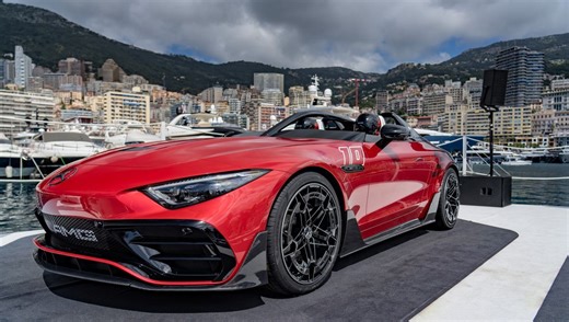 Mercedes-AMG's PureSpeed fits F1 halo to luxury roadster