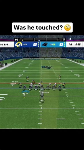 Too close to call. Good no call from the refs | madden ref tackle